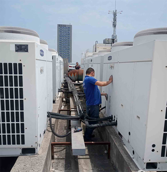 长顺中央空调制热和不制冷系统维修方法